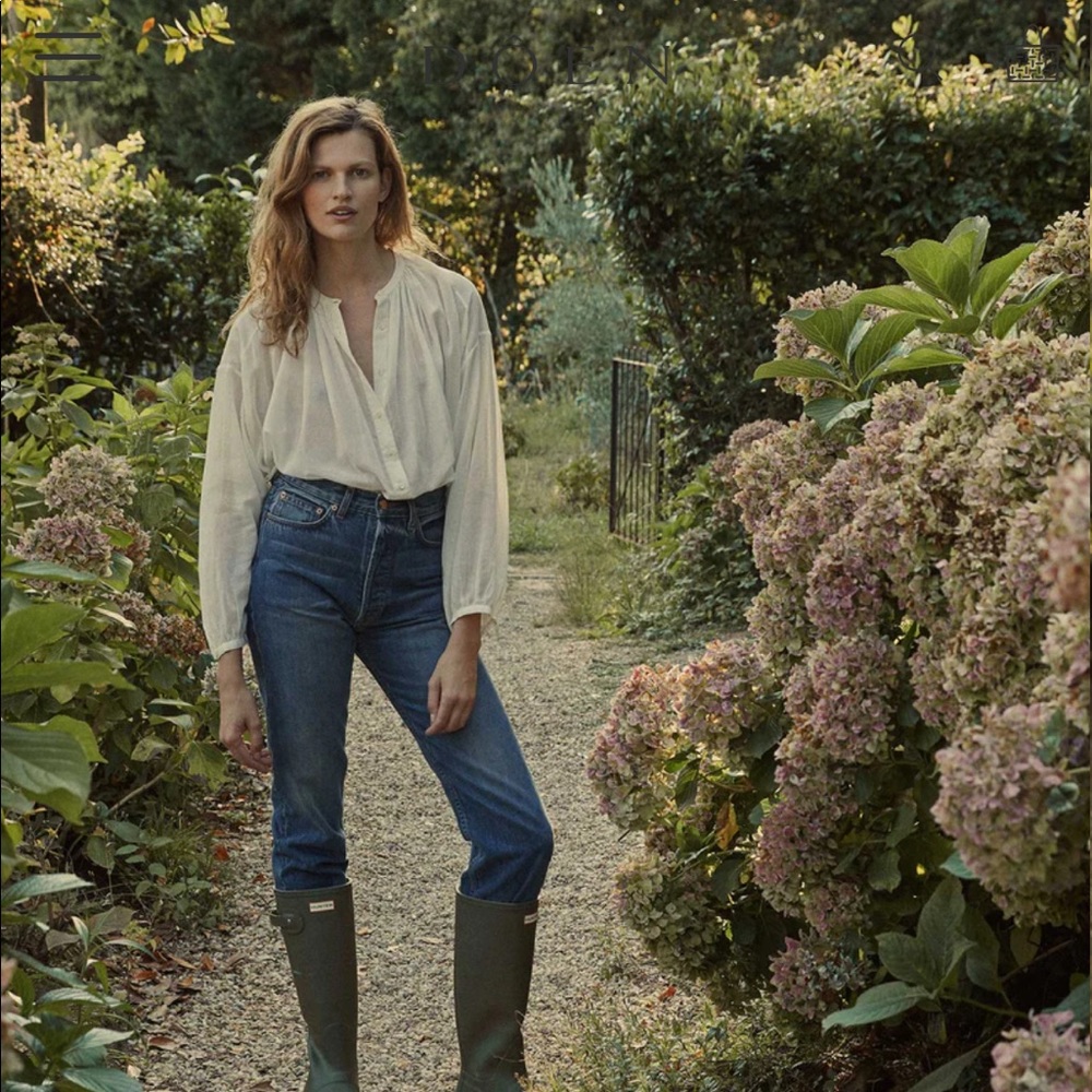 Doen Jane Blouse in Salt XS